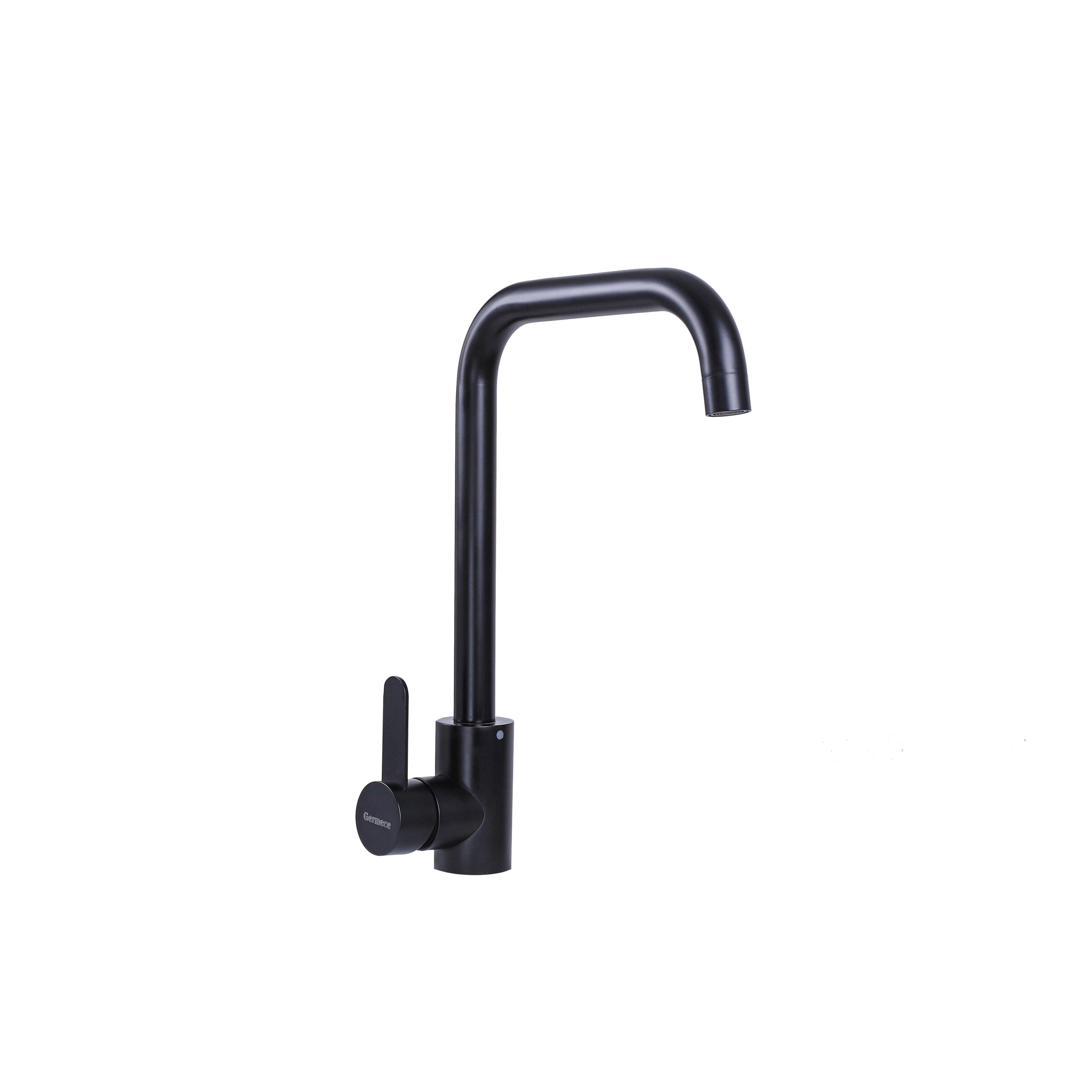 Смеситель кухонный Germece 3008B FH Matt Black (000027836)