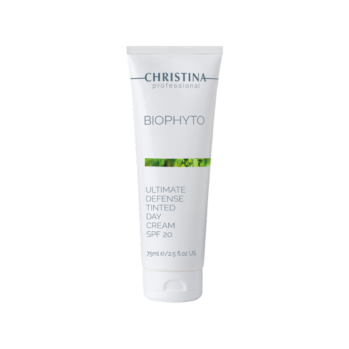 Крем денний із тоном Christina Bio Phyto Ultimate Defense Tinted Day Cream SPF 20 75 мл (CHR587) - фото 1