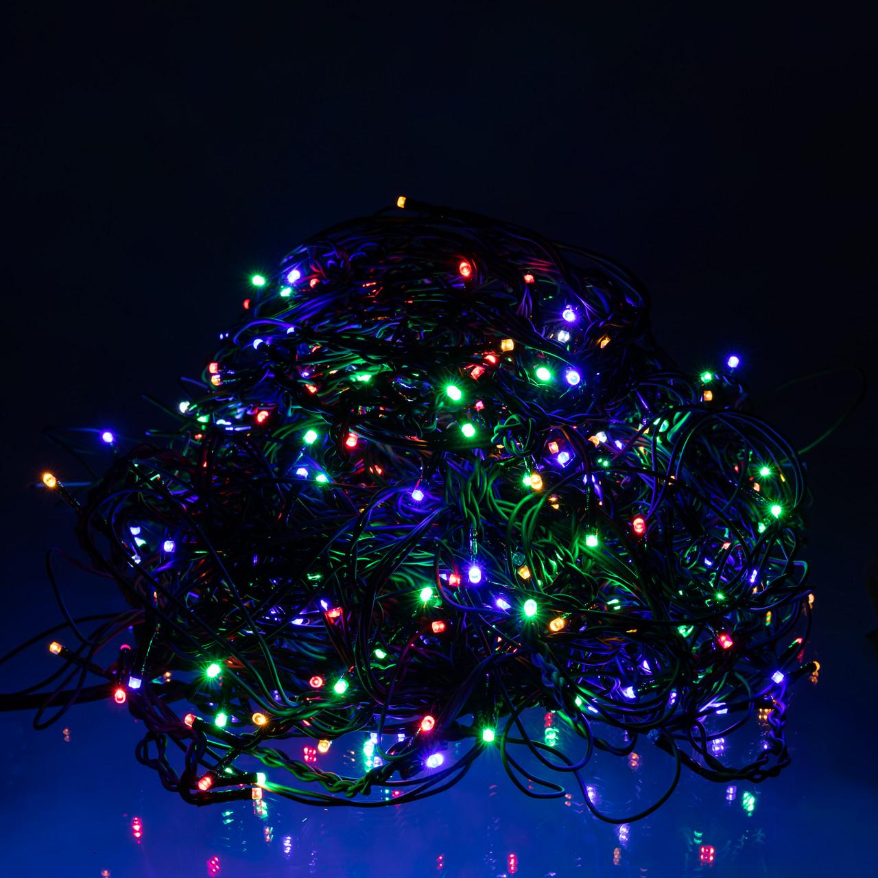 Гирлянда уличная Бахрома 36МBML 36 м 600 LED Черный/Мультиколор (29912801)