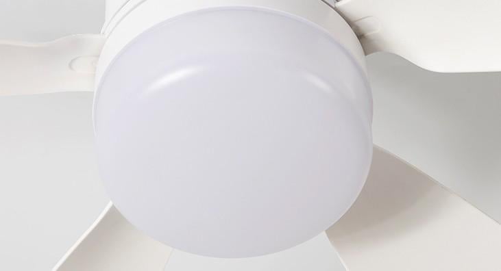 Люстра-вентилятор с пультом E27 24W 5 лопастей светодиодная 42 см Белый (26859458) - фото 4 Люстра-вентилятор с пультом E27 24W 5 лопастей светодиодная 42 см Белый (26859458) - фото 4