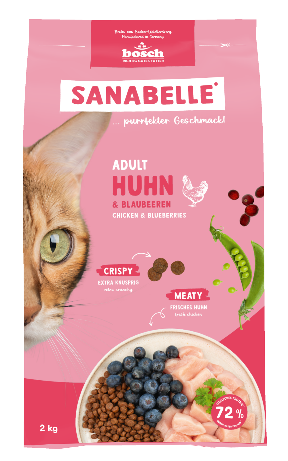 Сухой корм для котов Bosch Sanabelle Chicken 2 кг