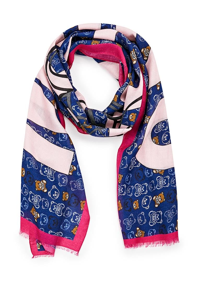 Шарф женский Moschino Синий (3314-4)