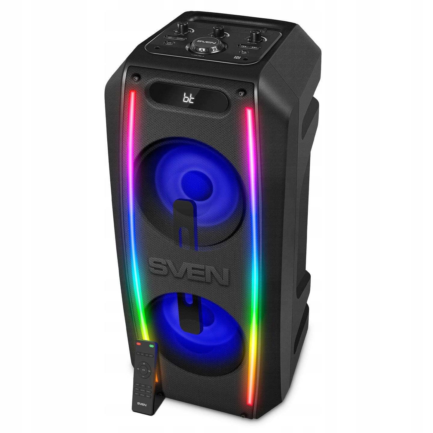 Система акустична Sven PS-740 TWS/Bluetooth/підсвічування/караоке/FM 100 Вт Black (PS-740)