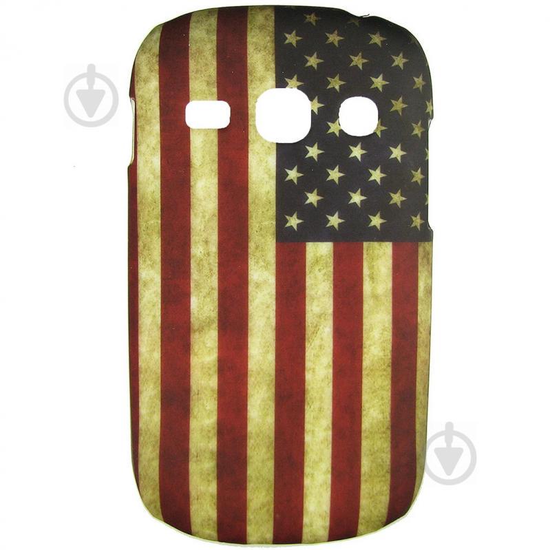 Чехол с рисунком Printed Plastic для Samsung s6810 / s6812 Galaxy Fame Американский флаг (hub_GAMh45025)