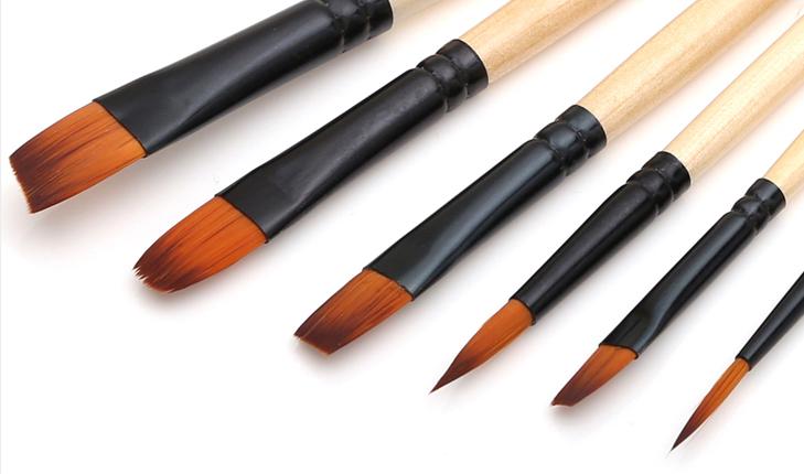 Пензлі для малювання нейлонові Worison 6 шт. (WN-PB6) - фото 4 Пензлі для малювання нейлонові Worison 6 шт. (WN-PB6) - фото 4