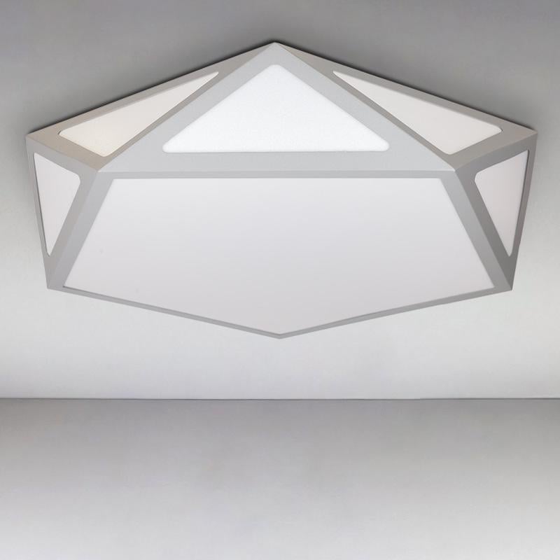 Люстра потолочная LED Light House LS-15347 70W смарт светодиодная с пультом Серый / Белый