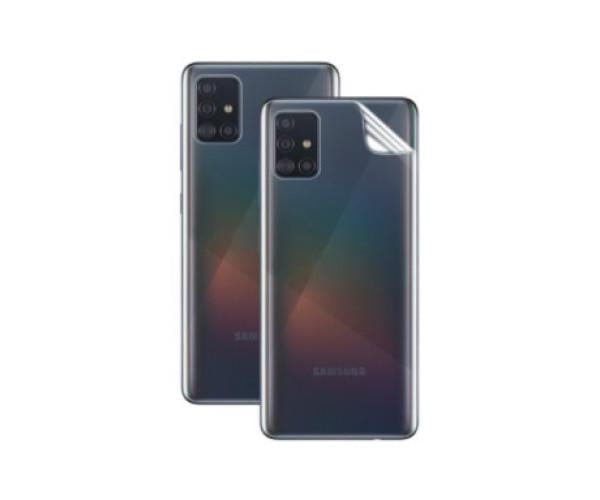 Противоударная гидрогелевая пленка Hydrogel Film для Samsung Galaxy A51 на заднюю панель, Transparent