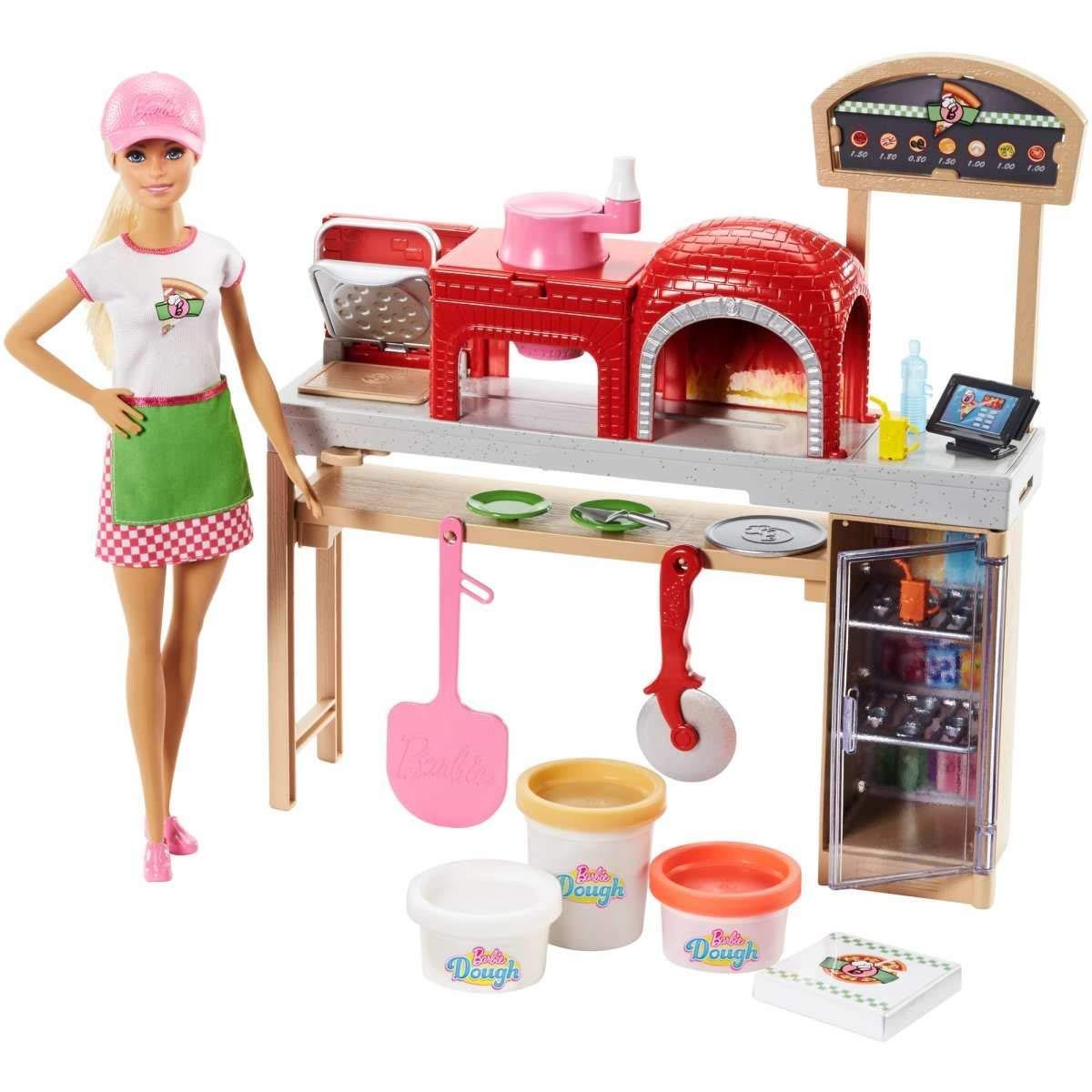 Набор Barbie Pizza Chef Doll and Playset (BR0151) - фото 1