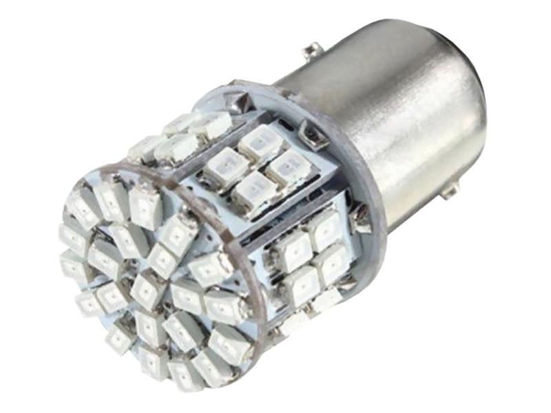 Автолампа светодиодная T25 P21W 1156 24 В SMD1206-45led Белый (408)