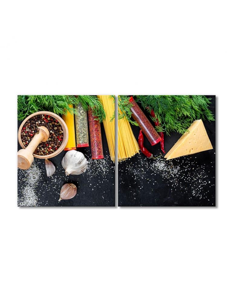 Картина модульная Специи по вкусу 2 модуля 80x120 см