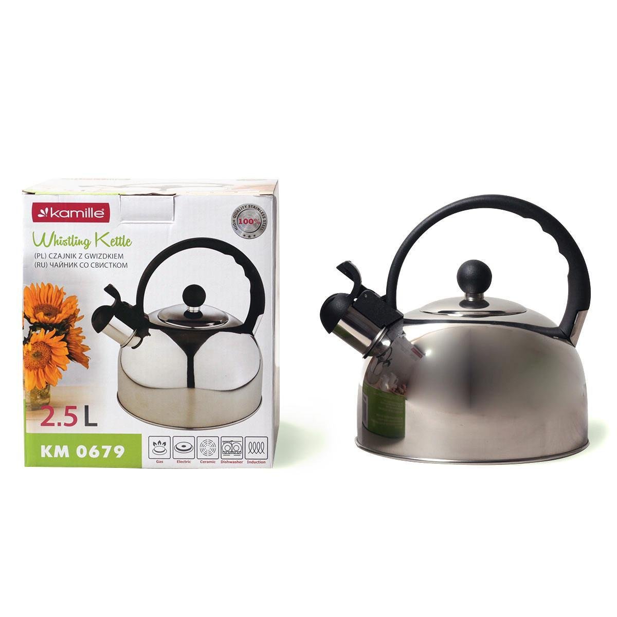 Чайник Kamille KM-0679 2,5 л (87716) - фото 4 Чайник Kamille KM-0679 2,5 л (87716) - фото 4