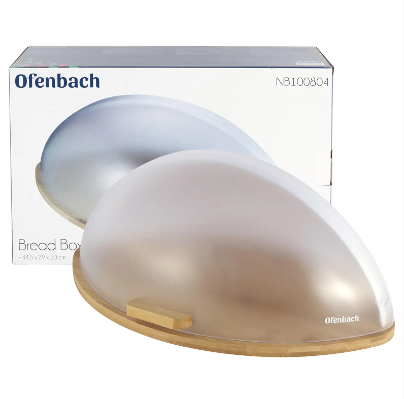 Хлібниця Ofenbach KM-100804 44,5х29х20 см бамбук/пластик Білий (NA002464)