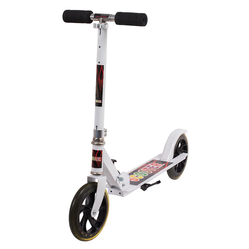 Самокат детский городской Scooter 48090 складной Белый