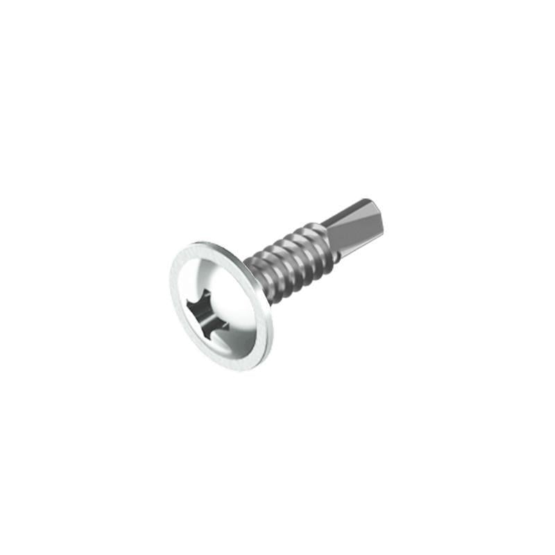 Саморез со сверлом Metalvis DIN7504 4,2х16 мм RAL9010 PH2 max 2,5 мм полукруглая головка с буртиком цинк 70 шт. (9TL2P9TL4216R90100) Саморез со сверлом Metalvis DIN7504 4,2х16 мм RAL9010 PH2 max 2,5 мм полукруглая головка с буртиком цинк 70 шт. (9TL2P9TL4216R90100)