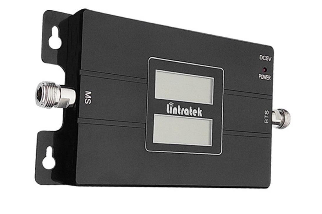 Комплект GSM репитер усилитель связи Lintratek 900/1800 МГц с антеннами (KW17L-GD)