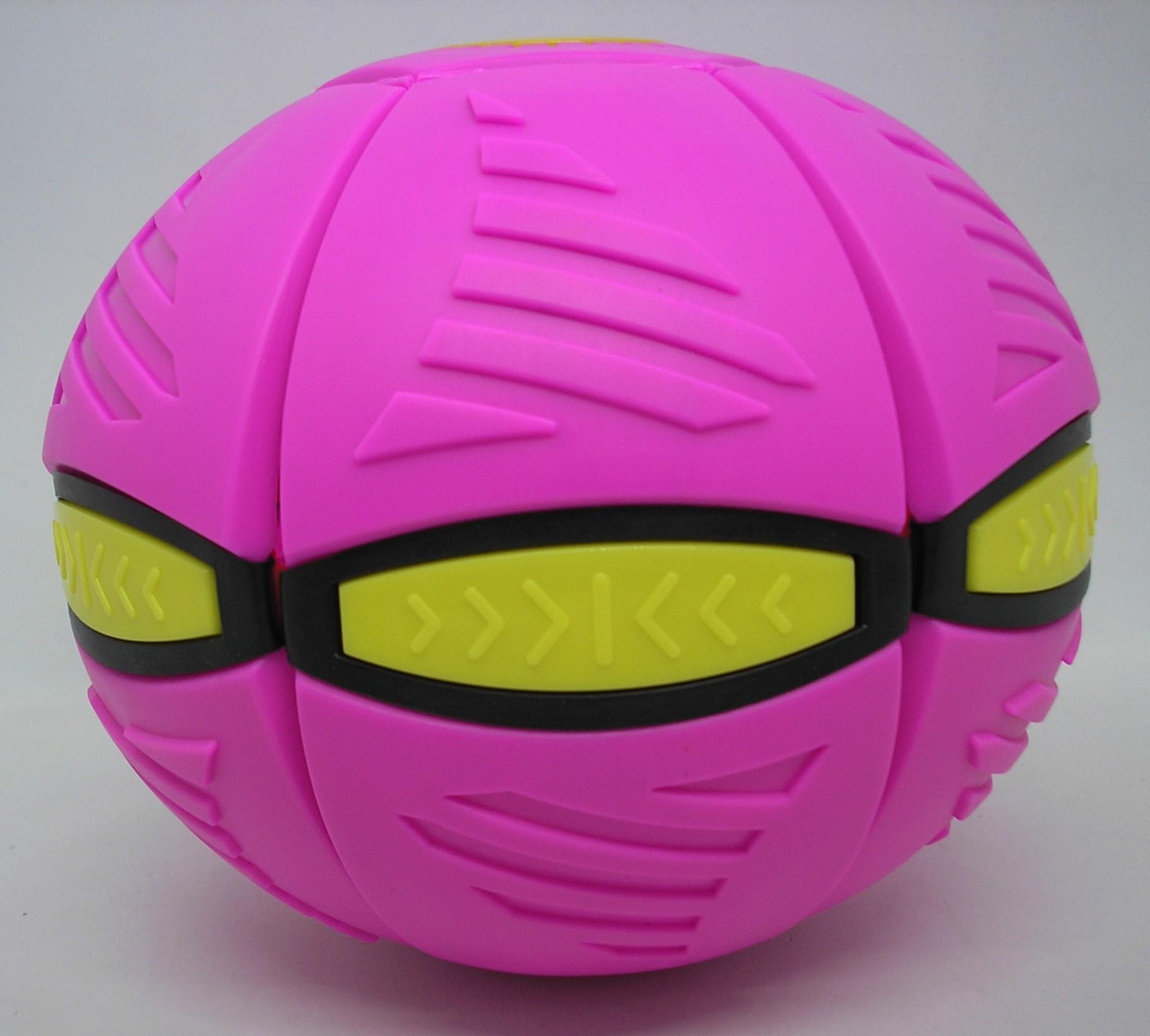 М'ячик-трансформер фрісбі Flat Ball Disc складаний світиться 6 LED (25105880)