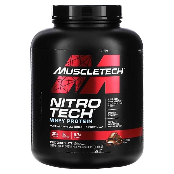 Протеин MuscleTech Nitro Tech Power Performance Series 1816 г 60 порций Milk Chocolate