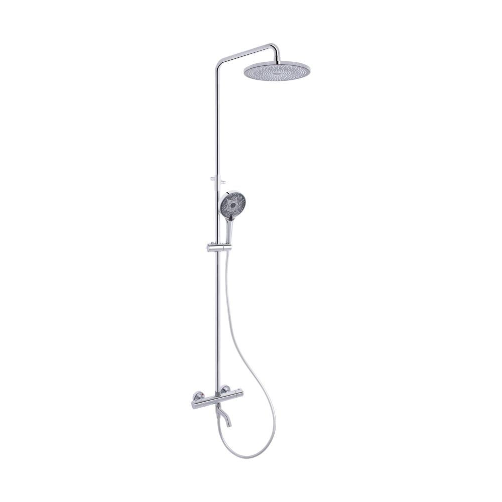Душова система з термостатом і виливом Qtap Scorpio QTSCO112CRM45901 Chrome (23637056) Душова система з термостатом і виливом Qtap Scorpio QTSCO112CRM45901 Chrome (23637056)