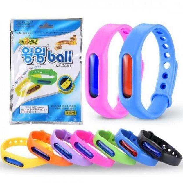 Браслет от комаров и москитов отпугиватель силиконовый с капсулой Ball набор 5шт - фото 6 Браслет от комаров и москитов отпугиватель силиконовый с капсулой Ball набор 5шт - фото 6