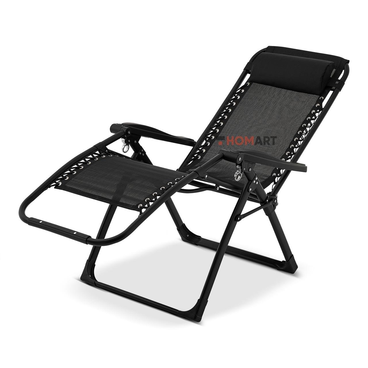 Шезлонг-кресло с матрасом и подстаканником Homart ZGC-009 усиленный 150 кг (9867) - фото 4 Шезлонг-кресло с матрасом и подстаканником Homart ZGC-009 усиленный 150 кг (9867) - фото 4