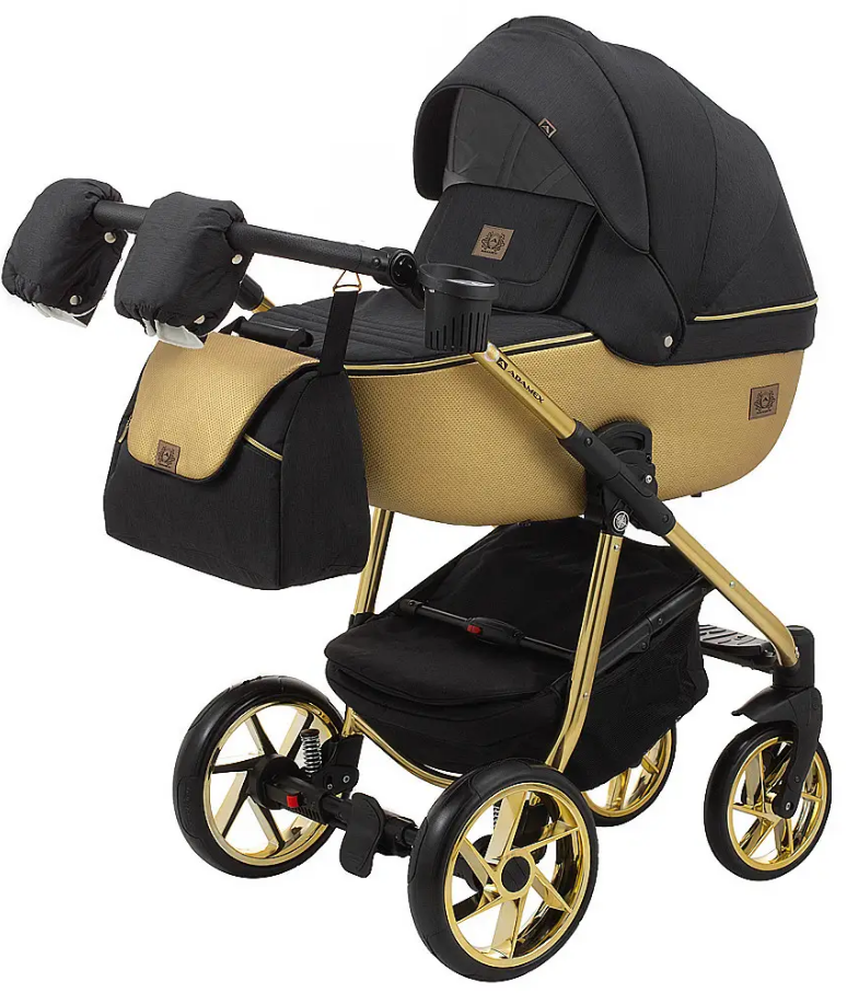 Коляска Adamex Hybryd Plus Polar 2в1 Gold (624647)