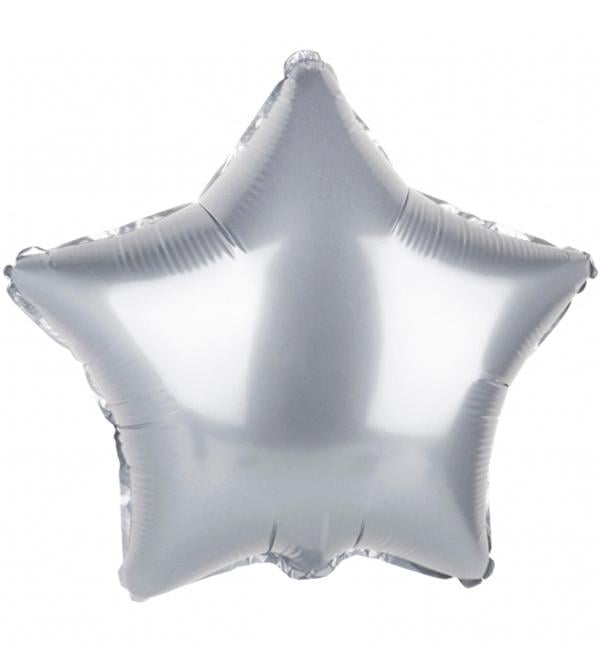 Повітряні кулі Star 22 см Срібний