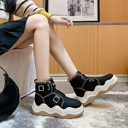 Ботинки женские теплые C00242-7 с подошвой и мягким мехом внутри р. 39 23,5 Черный - фото 5 Ботинки женские теплые C00242-7 с подошвой и мягким мехом внутри р. 39 23,5 Черный - фото 5