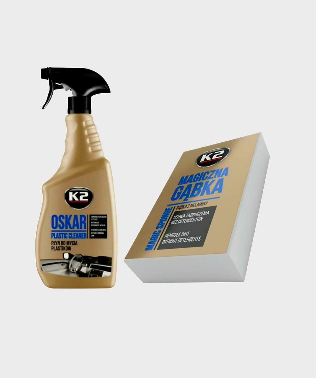 Набор для чистки и ухода за пластиковыми деталями Oskar Plastic Cleaner очиститель/меламиновая губка (2341281956) Набор для чистки и ухода за пластиковыми деталями Oskar Plastic Cleaner очиститель/меламиновая губка (2341281956)