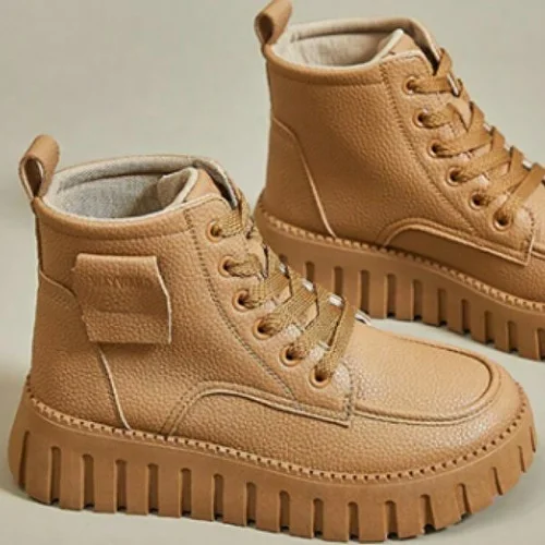 Черевики жіночі з високою підошвою C00226-2 р. 39 23,5 см Пісочний - фото 5 Черевики жіночі з високою підошвою C00226-2 р. 39 23,5 см Пісочний - фото 5