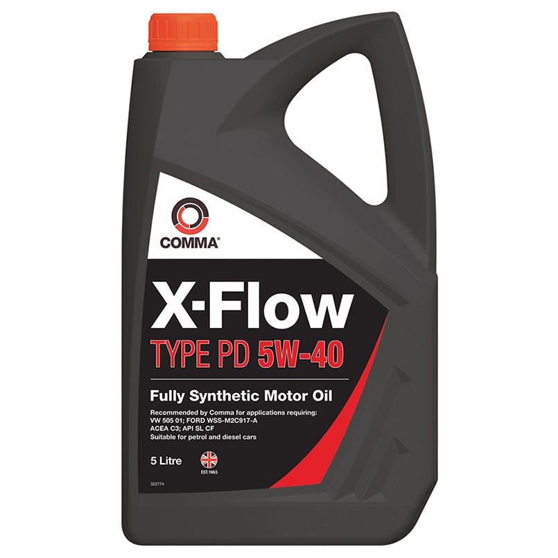 Моторне масло COMMA X-FLOW TYPE PD 5W-40 5 л (XFPD5L)