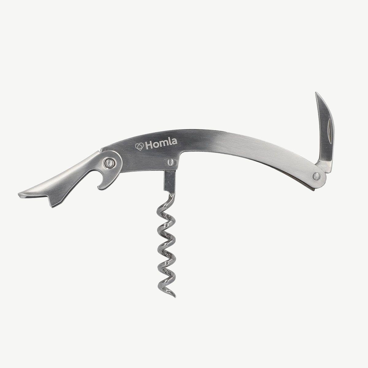 Штопор Homla MOOKA SATER 11 см Серебристый (164874) - фото 2 Штопор Homla MOOKA SATER 11 см Серебристый (164874) - фото 2