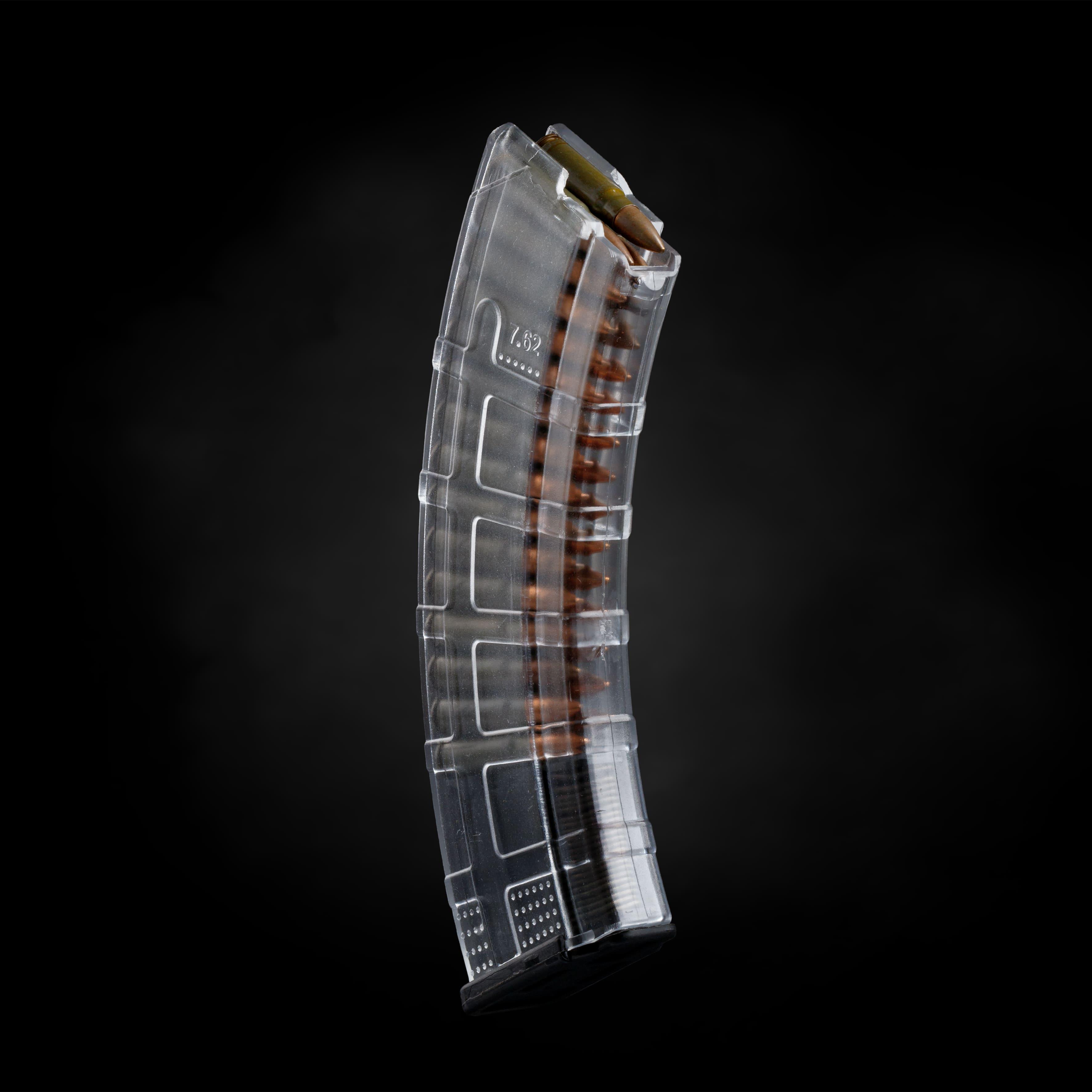 Магазин калібру 7,62x39 мм для зброї Прозорий (27667489) - фото 8 Магазин калібру 7,62x39 мм для зброї Прозорий (27667489) - фото 8