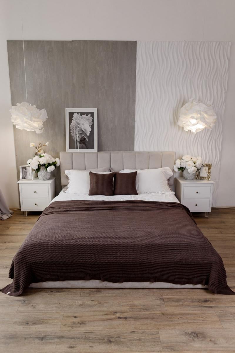 Плед Cotton 200х220 см Шоколадний (040380) Плед Cotton 200х220 см Шоколадний (040380)