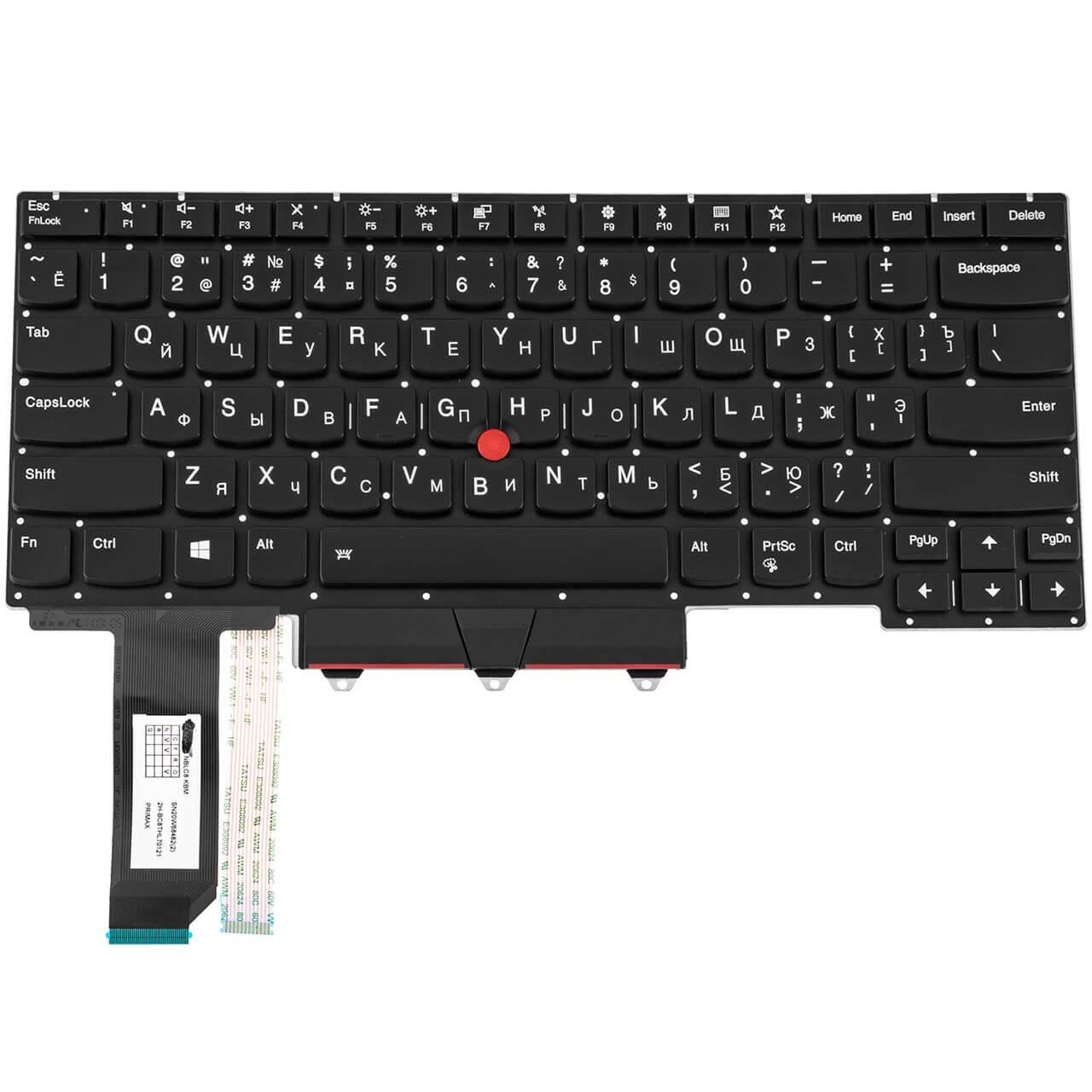 Клавиатура для ноутбука Lenovo ThinkPad E14 Gen 4 с подсветкой клавиш (5M11H60960)
