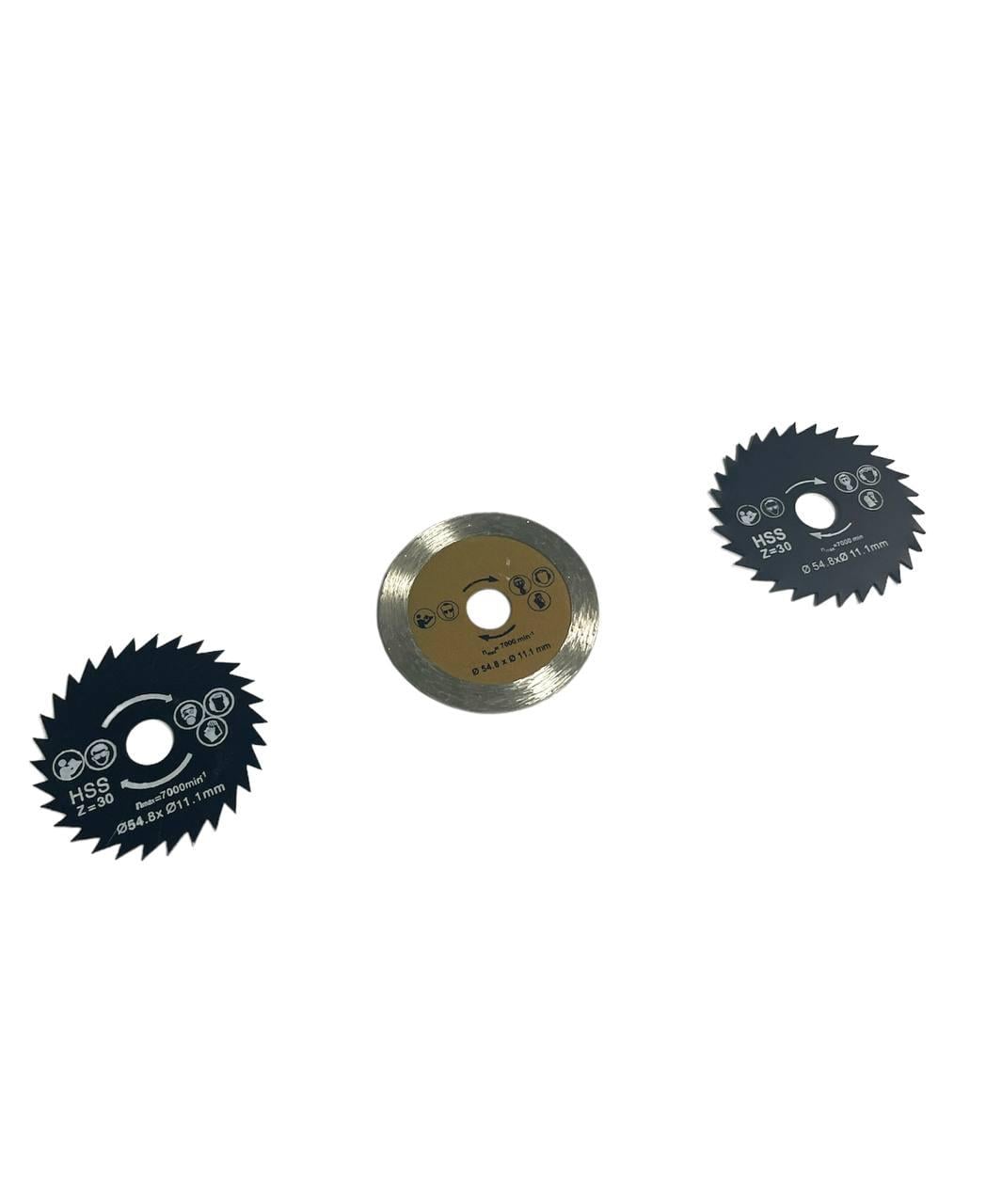 Набор лезвий по дереву и металу к пиле Rotorazer Saw 3 шт.
