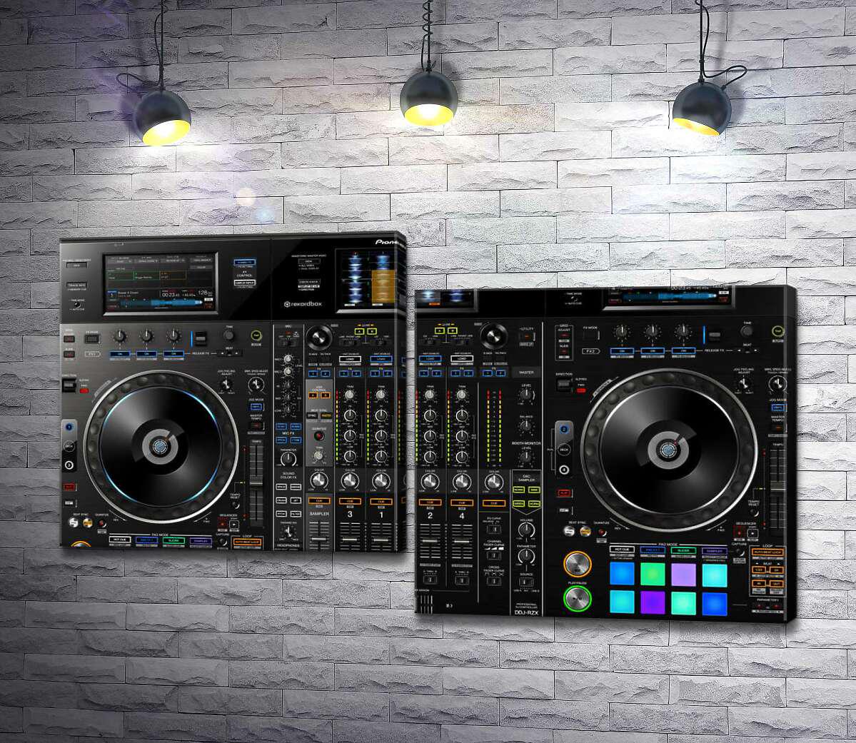 Модульная картина ArtPoster Профессиональный DJ контроллер "Pioneer DDJ-RZX" 100x59 см Модуль №5 (001398)