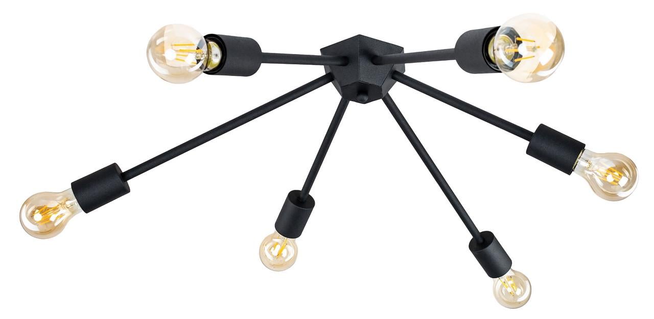 Люстра Attic X-6 C280/370 Black (ATM_1851511)