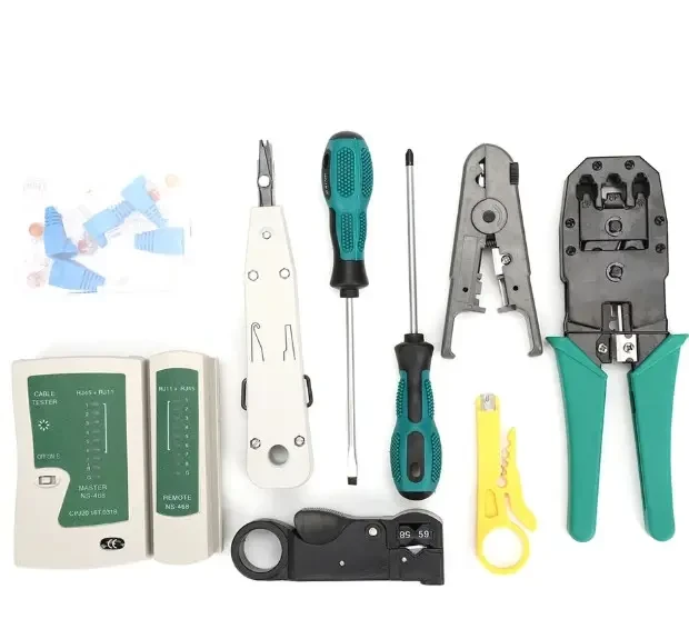 Набор инструментов для монтажа витой пары 8 инструментов (29816670) Набор инструментов для монтажа витой пары 8 инструментов (29816670)