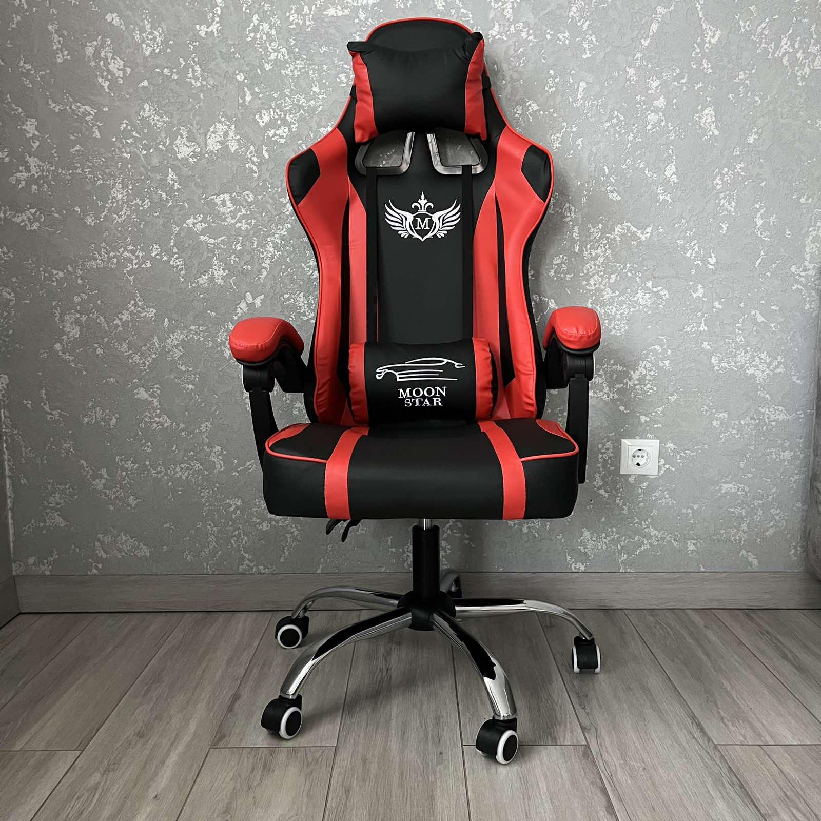 Кресло компьютерное MOONSTAR M1 Черный/Красный (10627158) - фото 8 Кресло компьютерное MOONSTAR M1 Черный/Красный (10627158) - фото 8