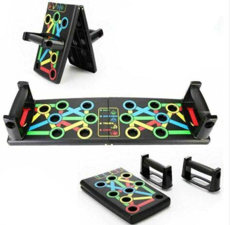 Доска Push Up Rack Board для отжиманий из ABS-пластика Черный (AVE50092910) - фото 5