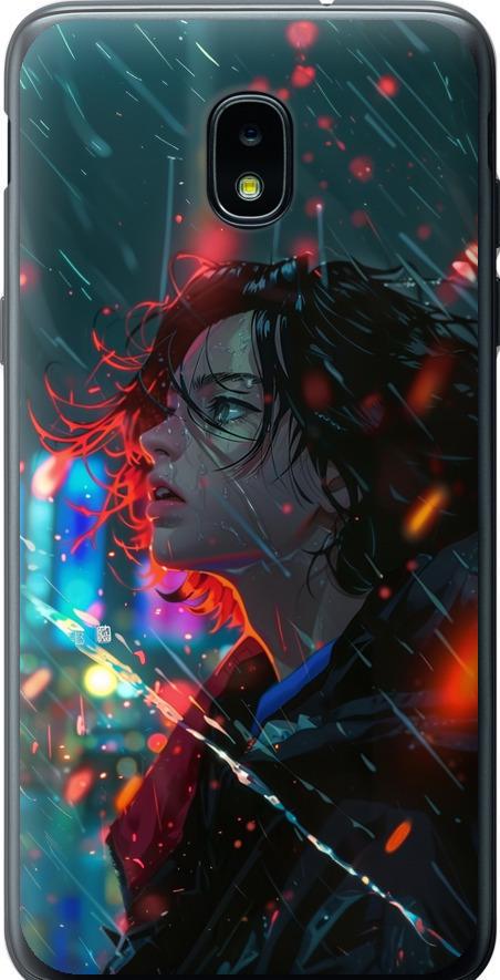 Чехол на Samsung Galaxy J3 2018 Ночные огни (6096u-1501-42517)