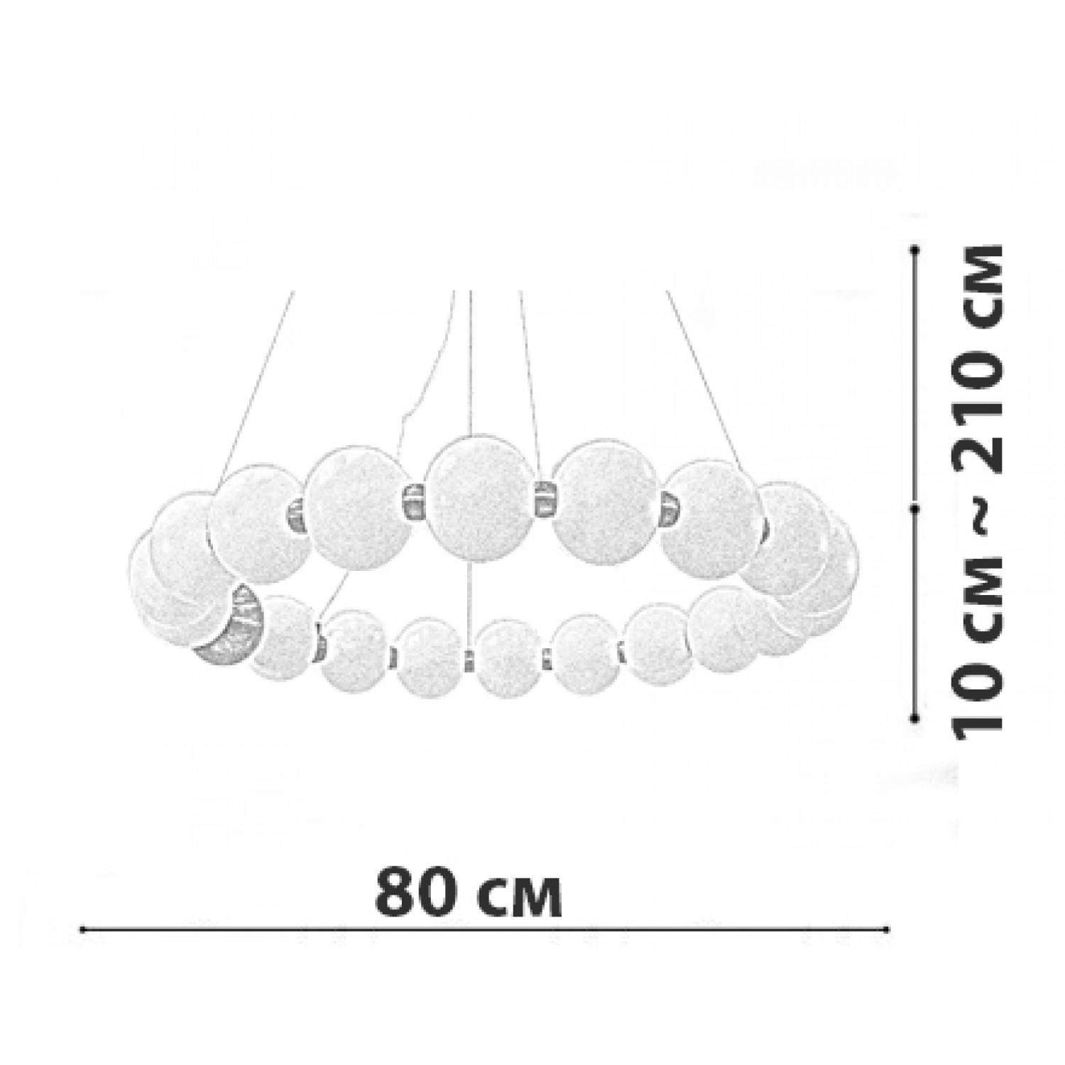 Люстра Friendlylight Rosario M (FL5102) - фото 4 Люстра Friendlylight Rosario M (FL5102) - фото 4