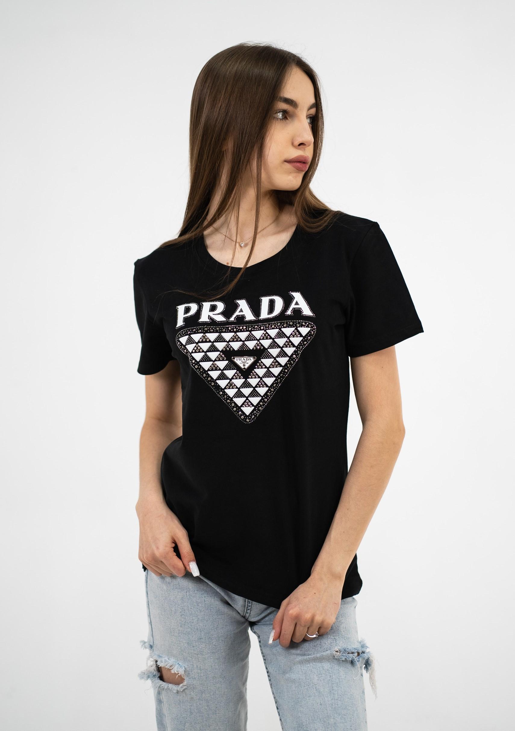 Футболка жіноча PRADA B-5041BL XL - фото 4