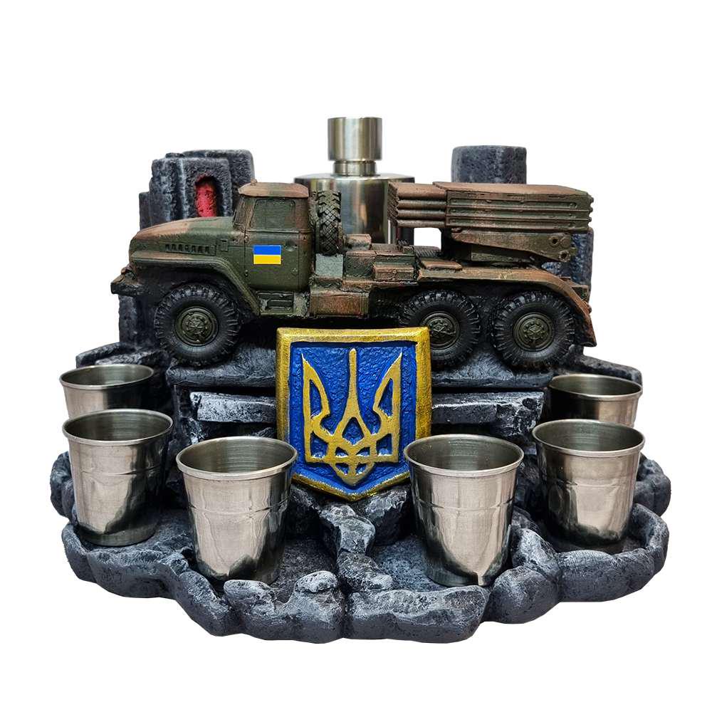 Сувенир штоф БМ-21 Град №1\1 без посуды (40549)