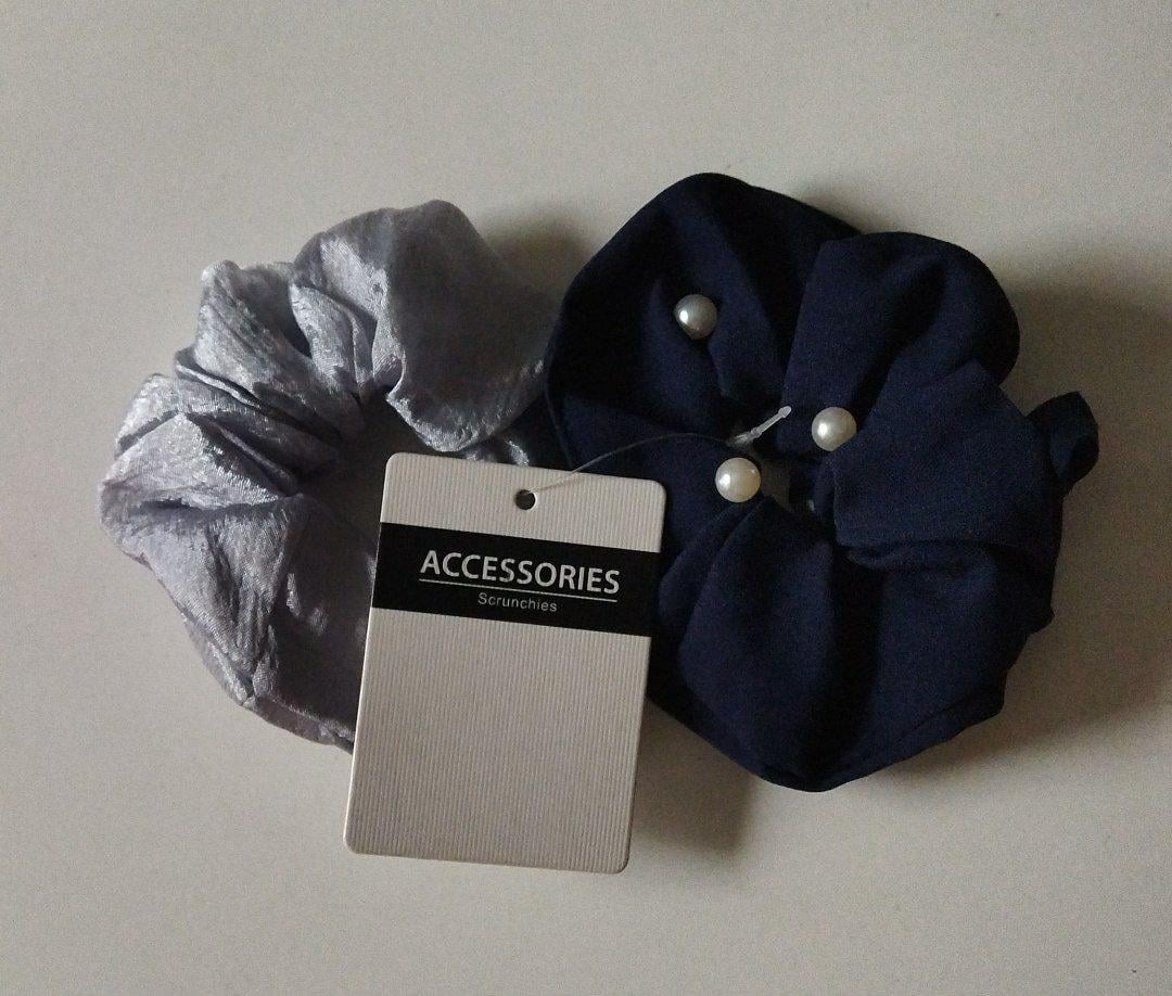 Комплект резинок для волосся Accessories Сірий/Синій