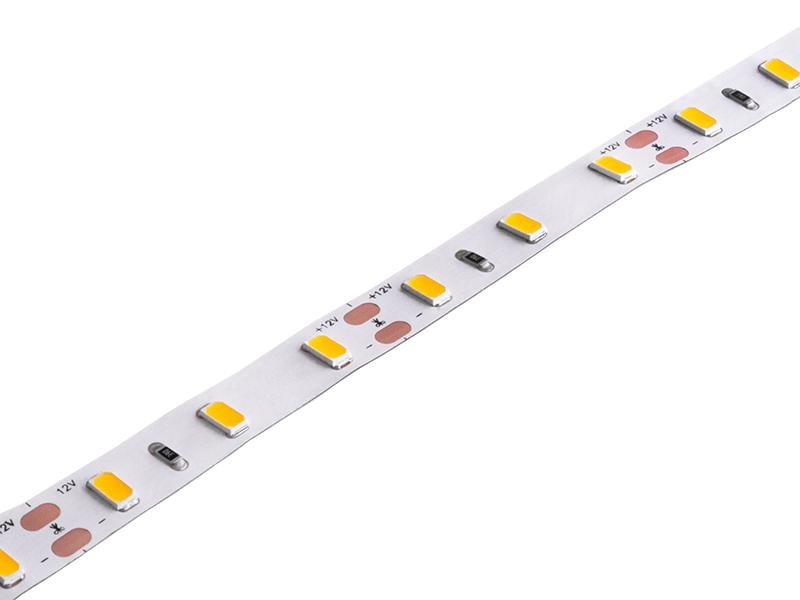 Світлодіодна стрічка 1 м SMD5630 60 LED 12В 14.4Вт/м IP20 3500K теплий білий (35504537) (1050) - фото 3