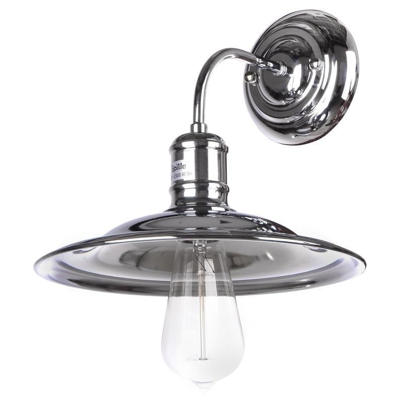 Бра настенное накладное BL-168W/1 E27 CH в ванную лофт (L130-034)