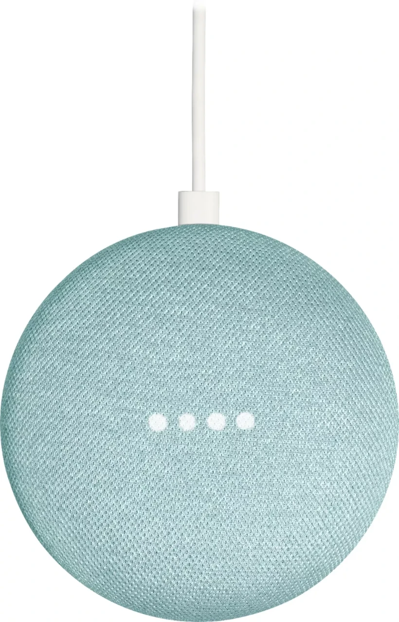 Розумна колонка Google Home Mini Aqua (GA00275) Розумна колонка Google Home Mini Aqua (GA00275)