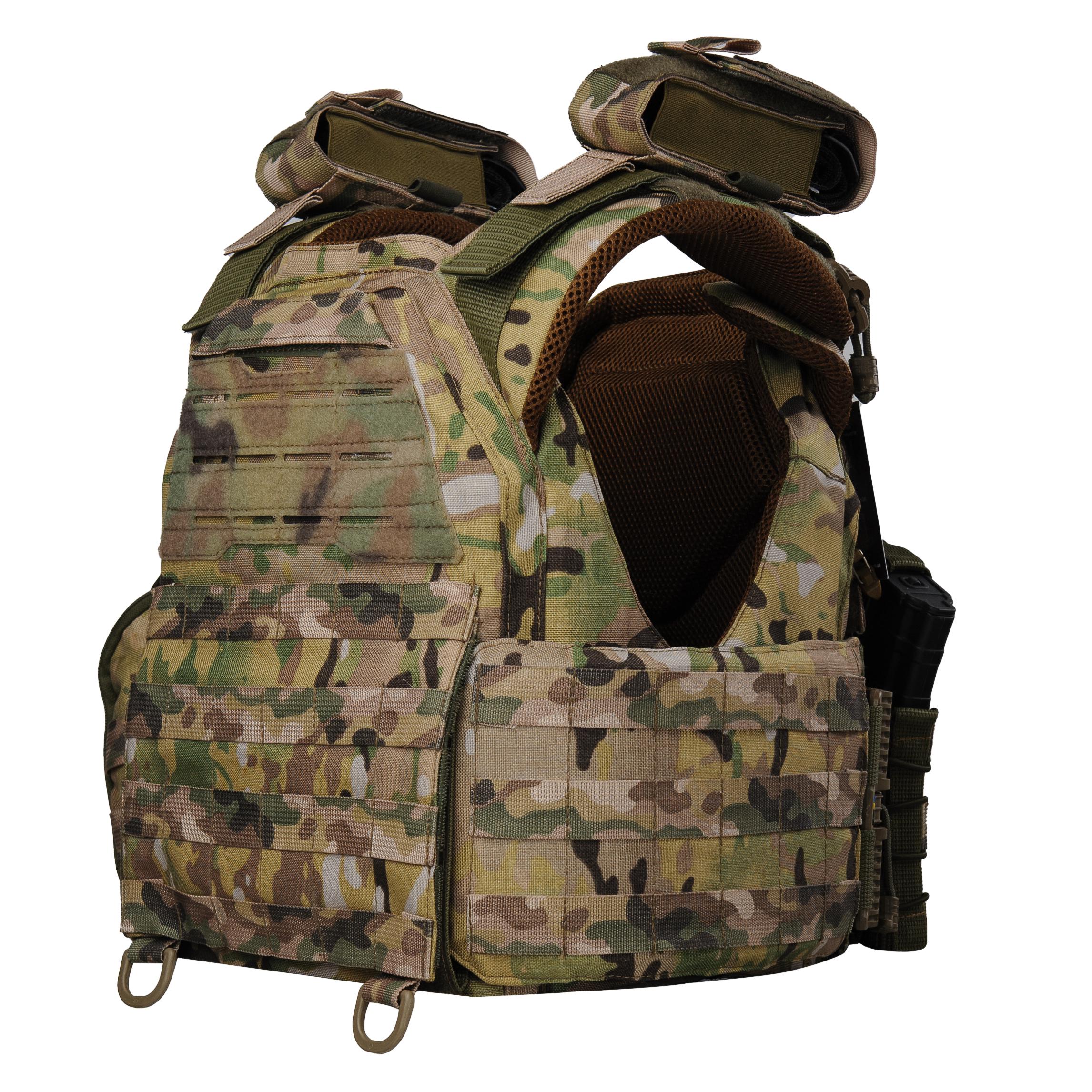 Плитоноска женская Warmor gen3 FL MAX for Ladies С максимальным набором подсумков быстрым боковым и верхним сбросом без плит Мультикам - фото 5