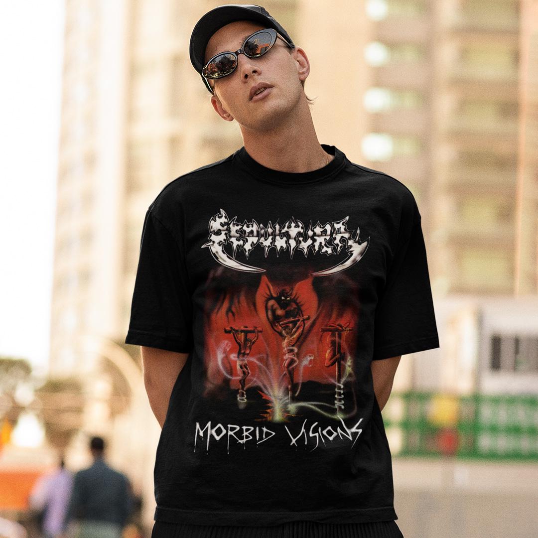 Футболка унисекс Sepultura Morbid Visions L Черный (0000010591)